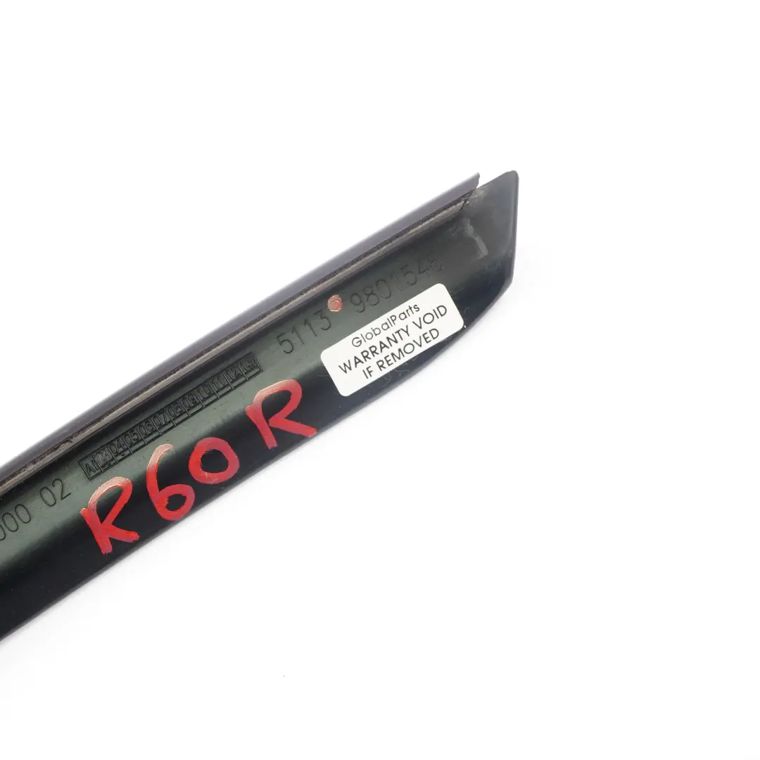 Colonna Copertura Trim Finestra Striscia Destra Nero per Mini Cooper R60 con numero di parte 9801546 Mini Cooper R60 Colonna Copertura Trim Finestra Striscia Destra Nero - SKU 9801546 - Numero di parte 9801546