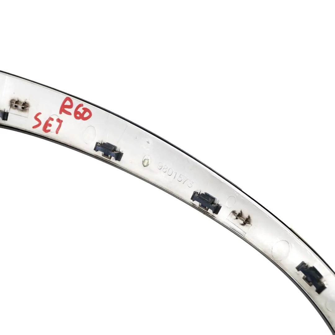 Mini Cooper R60 R61 Headlight Trim Ring Black Cover Front Left Right N/O/S Set - SKU 9801574-2 - Part number 9801574