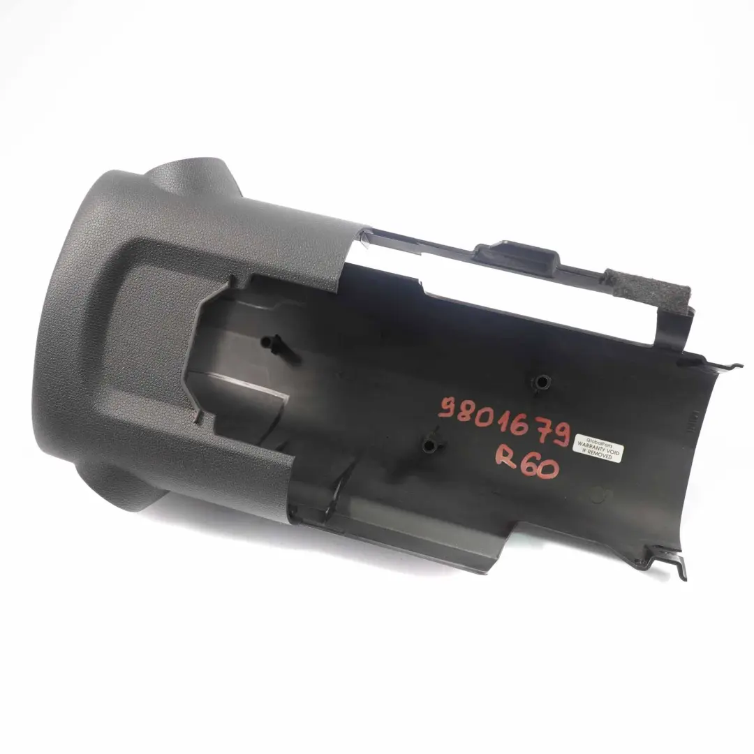 Trim Panel Steering Column Black to MINI R60 Countryman R61 Paceman with Part number 9801679 MINI R60 Countryman R61 Paceman Trim Panel Steering Column Black - SKU 9801679 - Part number 9801679