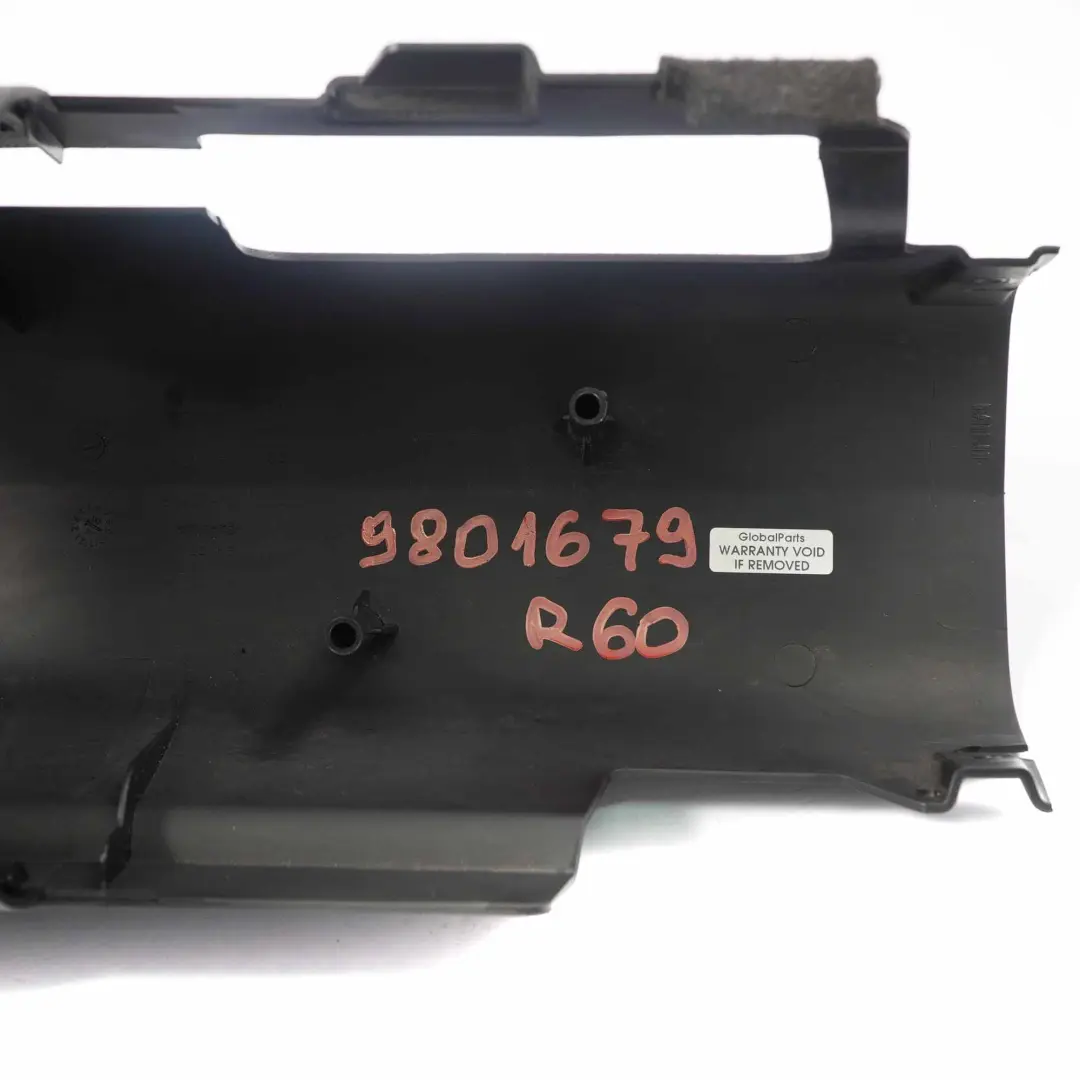 Panel embellecedor Columna De direccion Negro para MINI R60 R61 Paceman con número de pieza 9801679 MINI R60 R61 Paceman Panel embellecedor Columna De direccion Negro - SKU 9801679 - Número de pieza 9801679