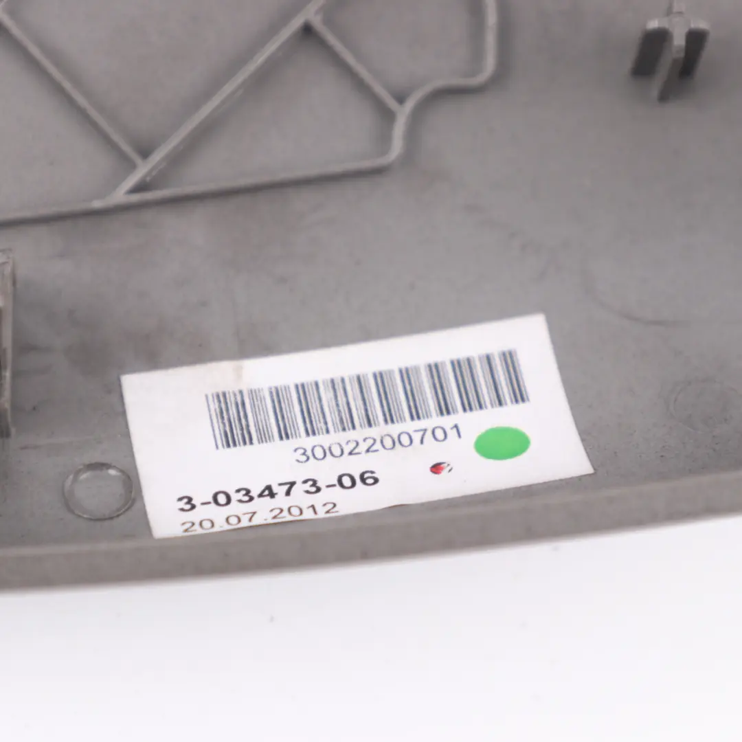 Centre Console Decorative Trim Front Right O/S Dark Silver to Mini R60 R61 with Part number 9801830 Mini R60 R61 Centre Console Decorative Trim Front Right O/S Dark Silver - SKU 9801830 - Part number 9801830