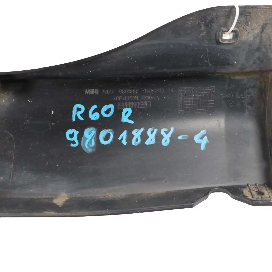 Right O/S Sill Skirt Door Side Trim Cover Panel to Mini Countryman R60 Cooper S with Part number 9801888 Mini Countryman R60 Cooper S Right O/S Sill Skirt Door Side Trim Cover Panel - SKU 9801888-4 - Part number 9801888