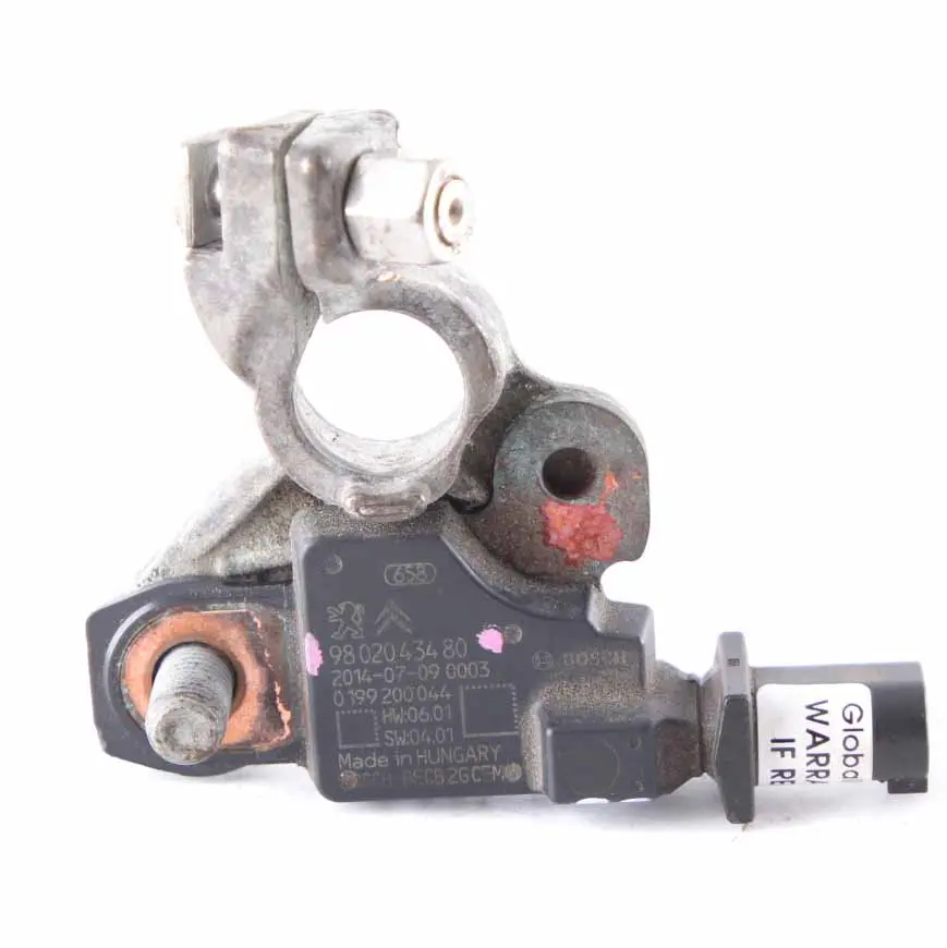 Negative Battery Terminal Citroen Berlingo Peugeot Partner B9 Clamp to with Part number 9802043480 Negative Battery Terminal Citroen Berlingo Peugeot Partner B9 Clamp - SKU 9802043480 - Part number 9802043480