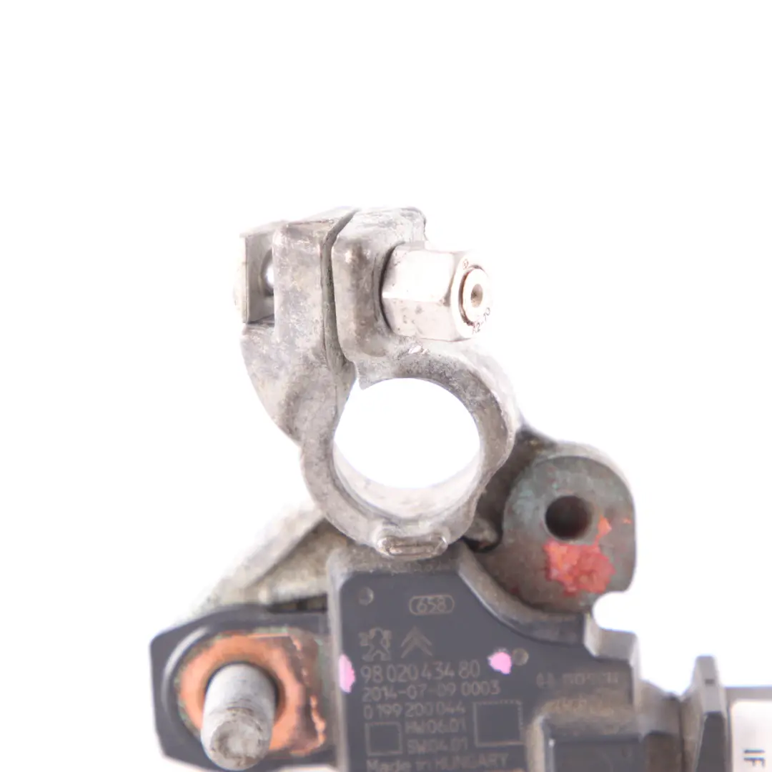 Negative Battery Terminal Citroen Berlingo Peugeot Partner B9 Clamp to with Part number 9802043480 Negative Battery Terminal Citroen Berlingo Peugeot Partner B9 Clamp - SKU 9802043480 - Part number 9802043480