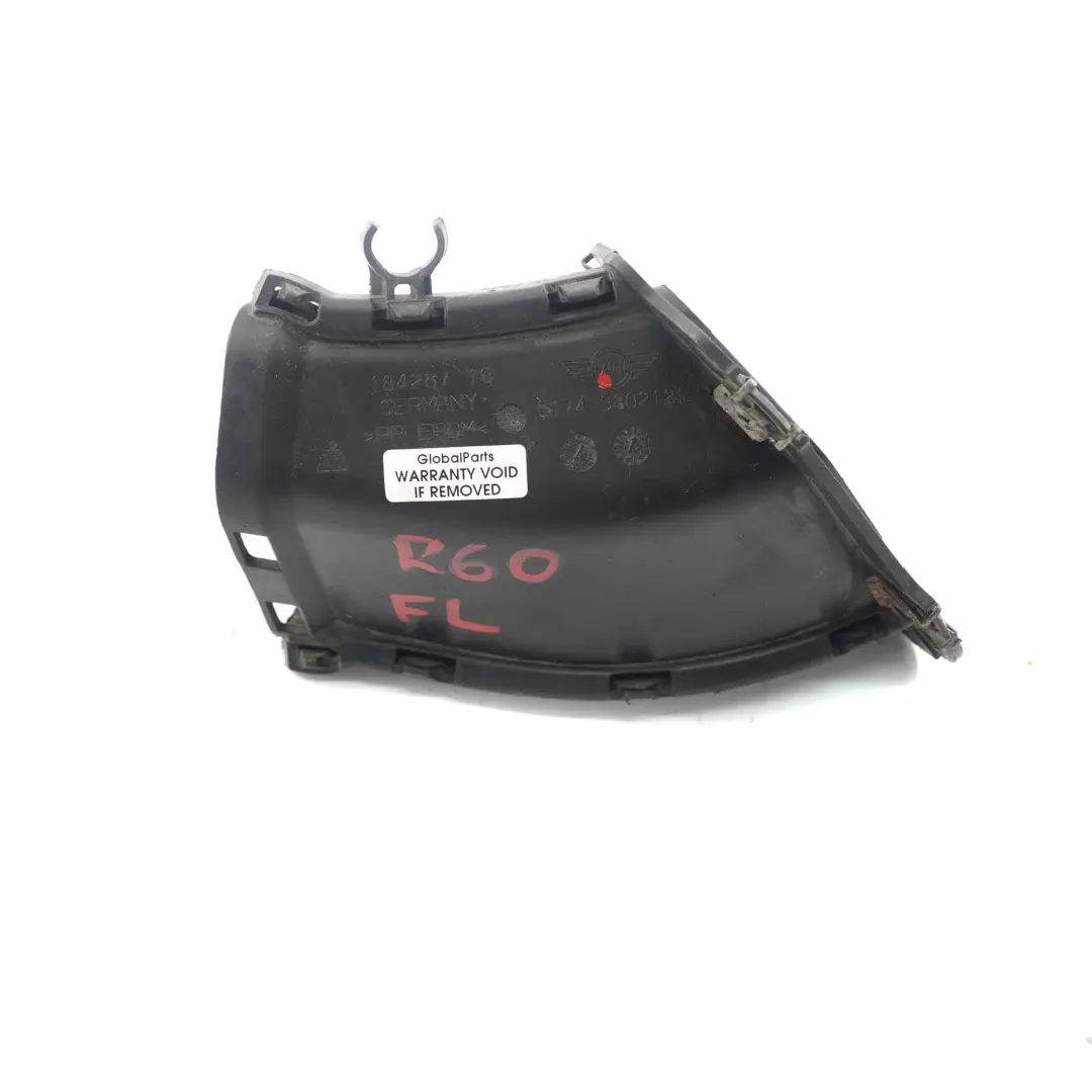 Conduit Air Frein Mini R60 R61 Countryman Pare Chocs Avant Gauche pour à propos du numéro de pièce 9802121 Conduit Air Frein Mini R60 R61 Countryman Pare Chocs Avant Gauche - SKU 9802121 - Numéro de pièce 9802121