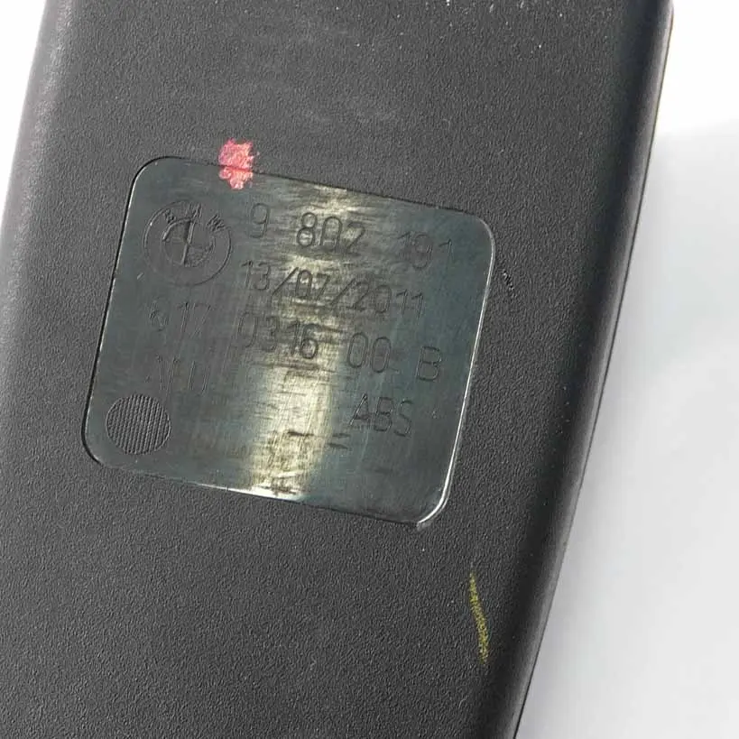 Lower Belt Buckle Mini Countryman R60 Rear Seat Left N/S Lower Belt to with Part number 9802191 Lower Belt Buckle Mini Countryman R60 Rear Seat Left N/S Lower Belt - SKU 9802191 - Part number 9802191