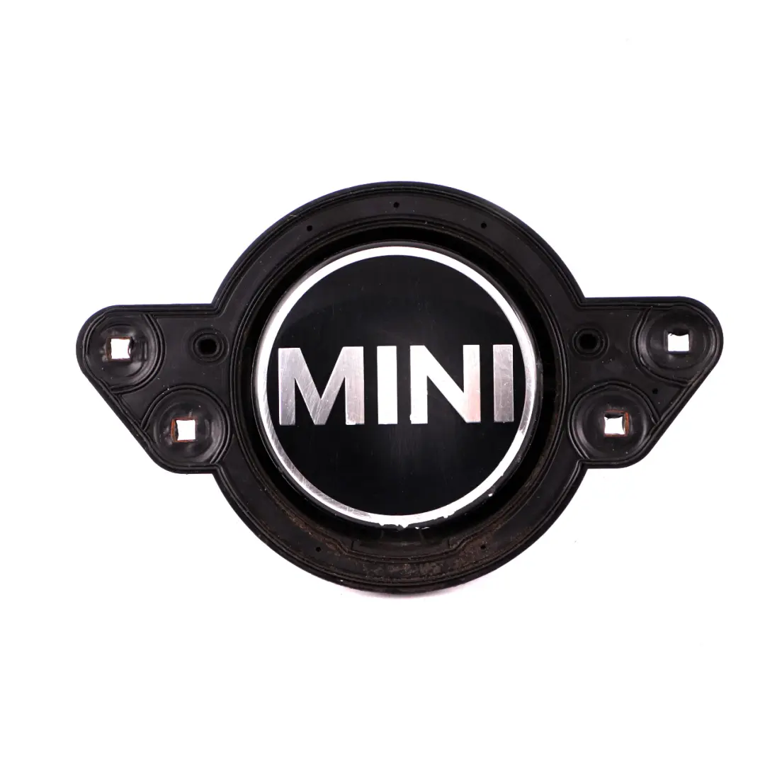 Trunk Lid Holder Emblem Button Tailgate Badge Opening to Mini Cooper R60 R61 with Part number 9802314 Mini Cooper R60 R61 Trunk Lid Holder Emblem Button Tailgate Badge Opening - SKU 9802314-3 - Part number 9802314