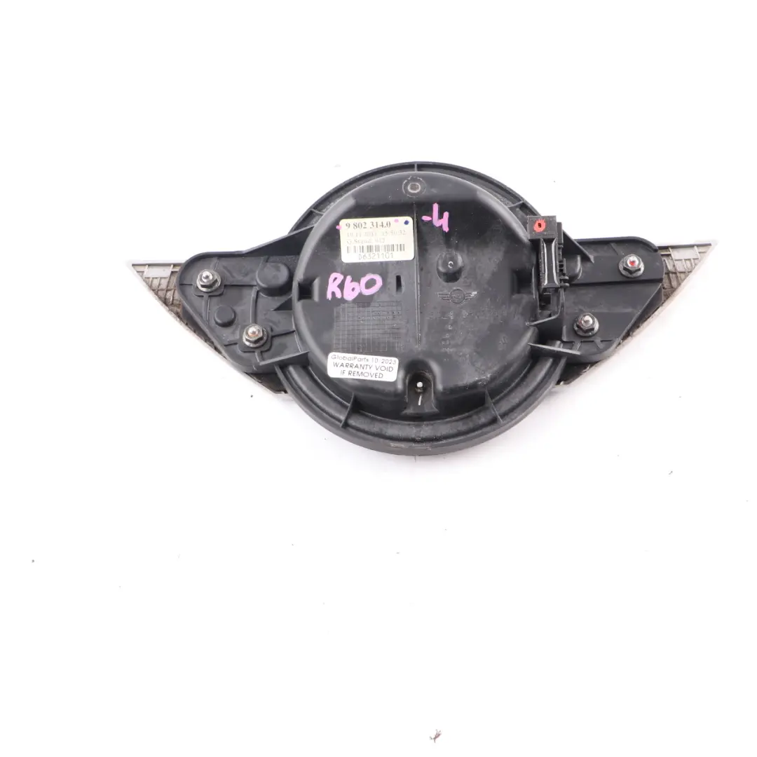 Mini Cooper R60 R61 4 Tapa maletero Emblema Botón Portón trasero Insignia - SKU 9802314-4 - Número de pieza 9802314