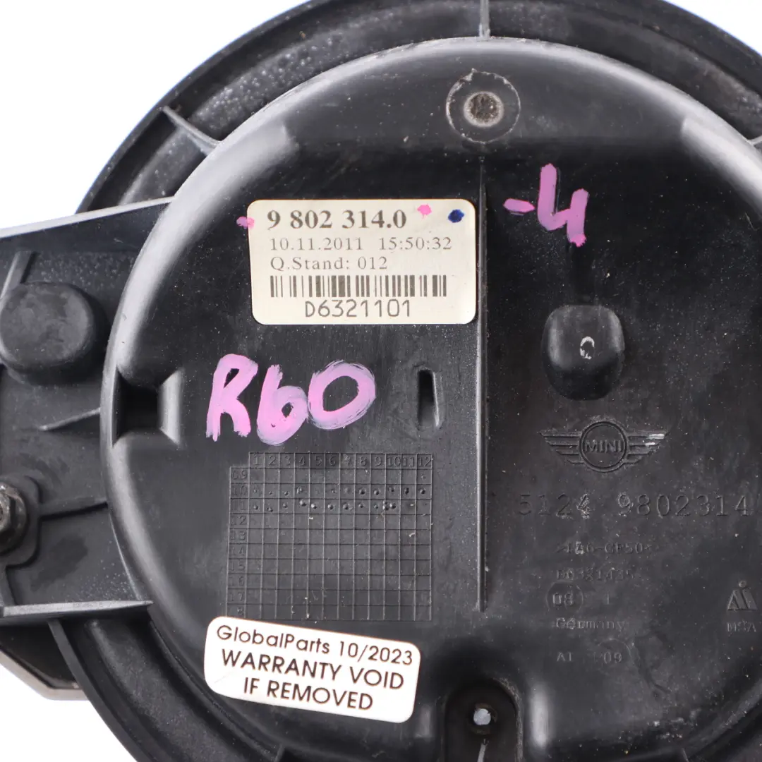 Couvercle de Coffre Hayon Embleme Emblembetatigung Logo pour Mini Cooper R60 R61 à propos du numéro de pièce 9802314 Mini Cooper R60 R61 Couvercle de Coffre Hayon Embleme Emblembetatigung Logo - SKU 9802314-4 - Numéro de pièce 9802314