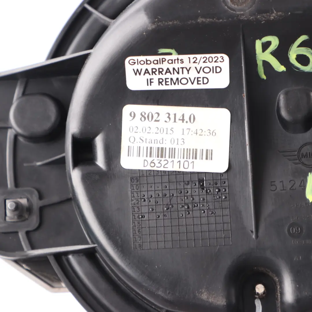  Emblem Trunk Lid Mini R60 R61 5 Holder Button Tailgate Badge Opening - SKU 9802314-6 - Part number 9802314