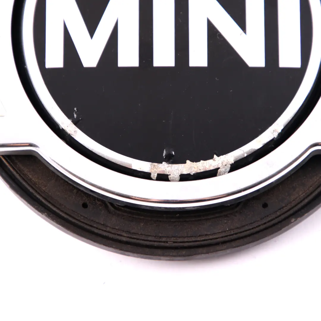 Trunk Lid Holder Emblem Button Tailgate Badge Opening to Mini Cooper R60 R61 with Part number 9802314 Mini Cooper R60 R61 Trunk Lid Holder Emblem Button Tailgate Badge Opening - SKU 9802314 - Part number 9802314