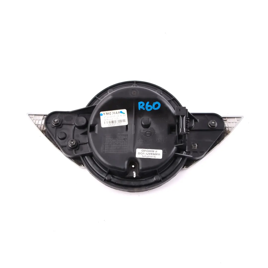 Trunk Lid Holder Emblem Button Tailgate Badge Opening to Mini Cooper R60 R61 with Part number 9802314 Mini Cooper R60 R61 Trunk Lid Holder Emblem Button Tailgate Badge Opening - SKU 9802314 - Part number 9802314