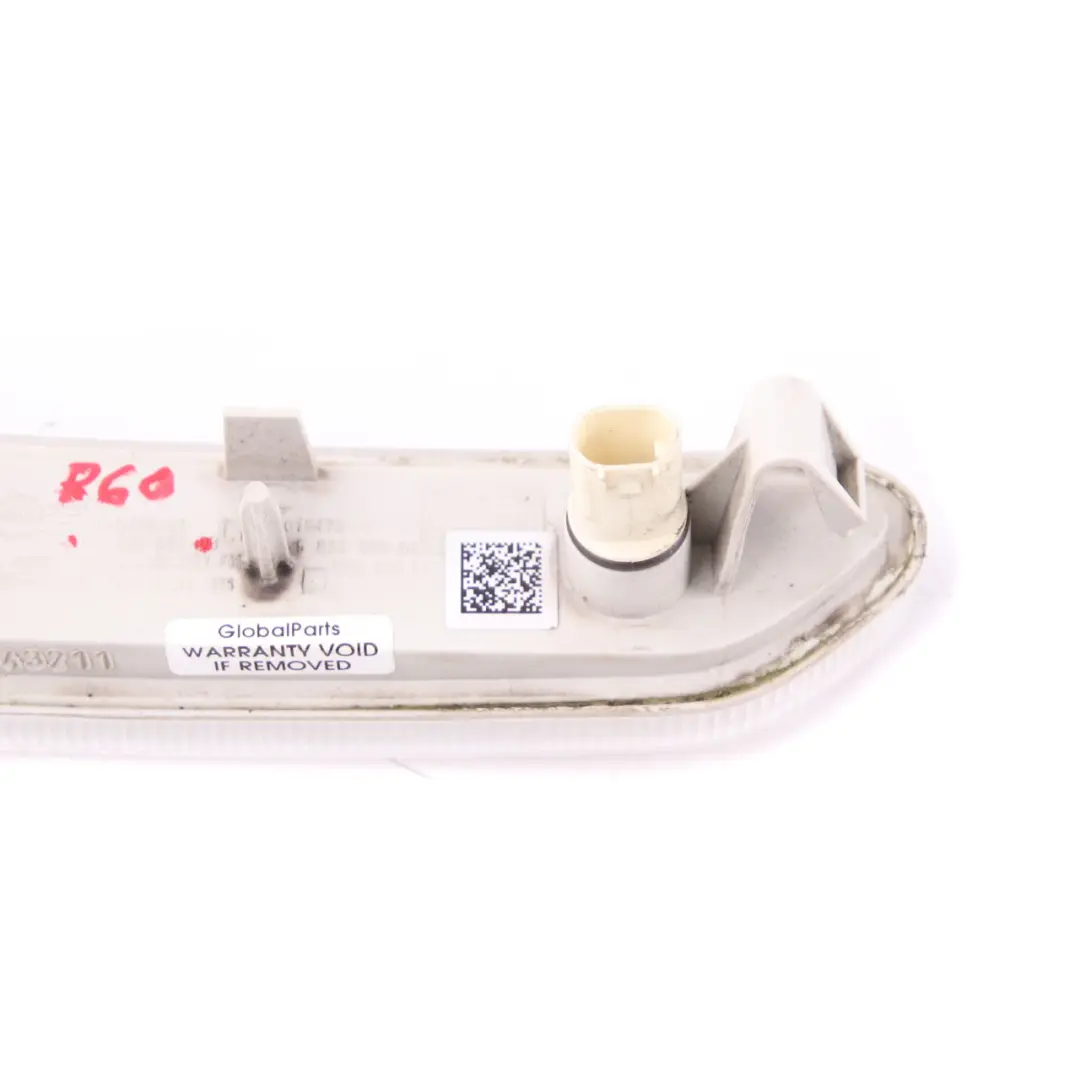 Direccion Gire Indicador Lateral Blanco Izquierda para Mini Cooper R60 R61 con número de pieza 9802567 Mini Cooper R60 R61 Direccion Gire Indicador Lateral Blanco Izquierda - SKU 9802567-1 - Número de pieza 9802567