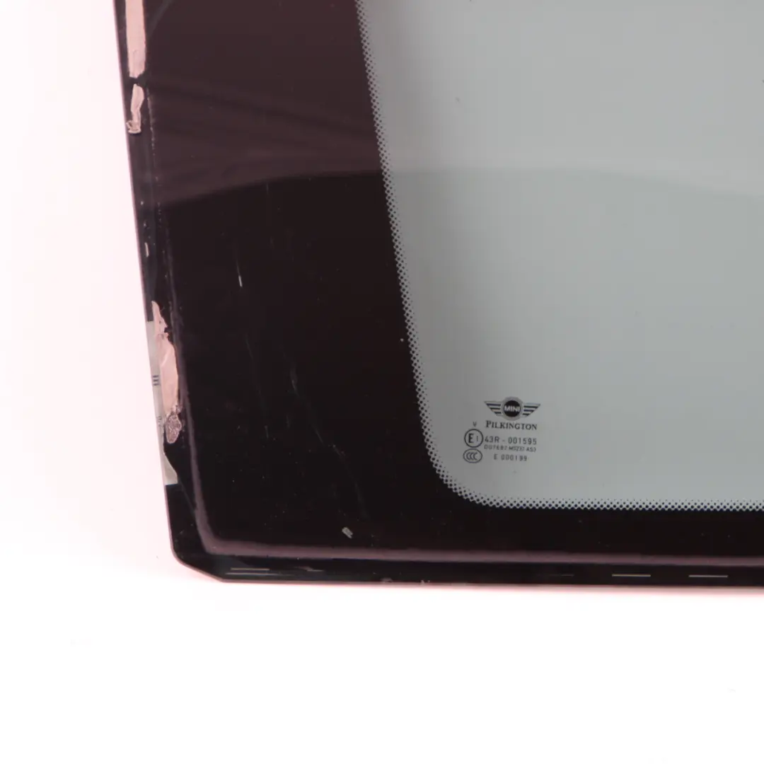 Side Fixed Glass Window AS3 SSG Tinted Rear Left N/S to Mini Countryman R60 with Part number 9802749 Mini Countryman R60 Side Fixed Glass Window AS3 SSG Tinted Rear Left N/S - SKU 9802749-1 - Part number 9802749