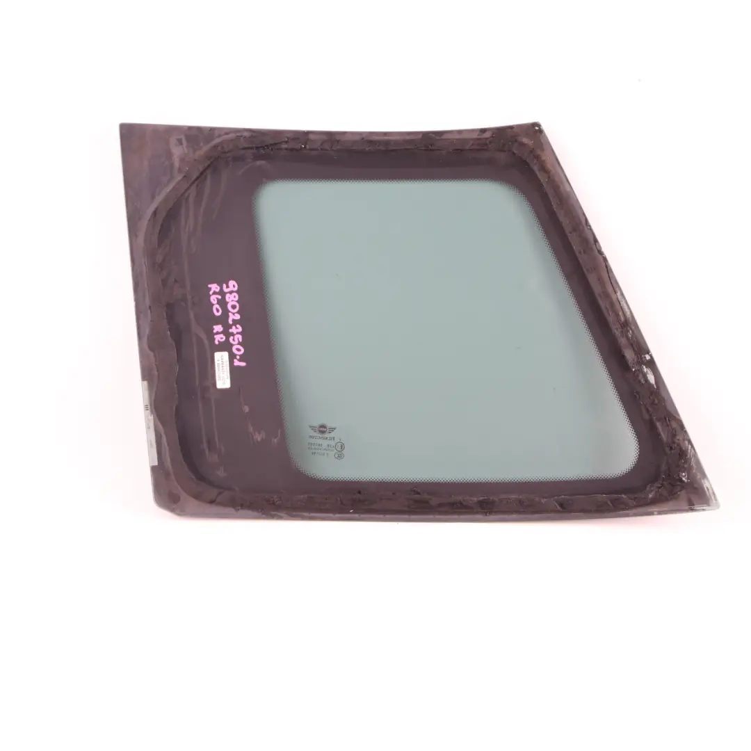 Side Fixed Glass Window AS3 Tinted Rear Right O/S to Mini Countryman R60 with Part number 9802750 Mini Countryman R60 Side Fixed Glass Window AS3 Tinted Rear Right O/S - SKU 9802750-1 - Part number 9802750