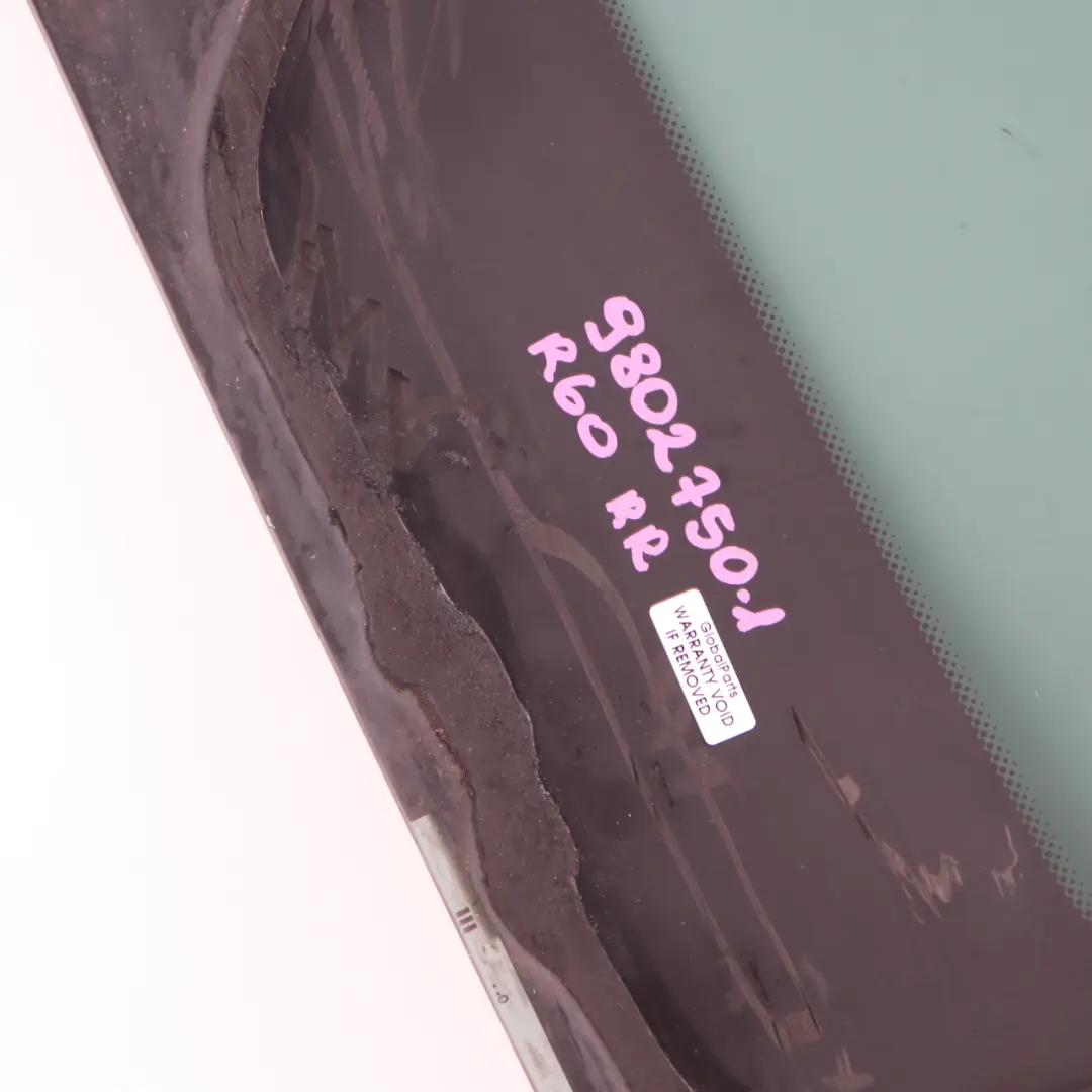 Fenêtre latérale fixe AS3 teintée arrière droite pour Mini Countryman R60 à propos du numéro de pièce 9802750 Mini Countryman R60 Fenêtre latérale fixe AS3 teintée arrière droite - SKU 9802750-1 - Numéro de pièce 9802750