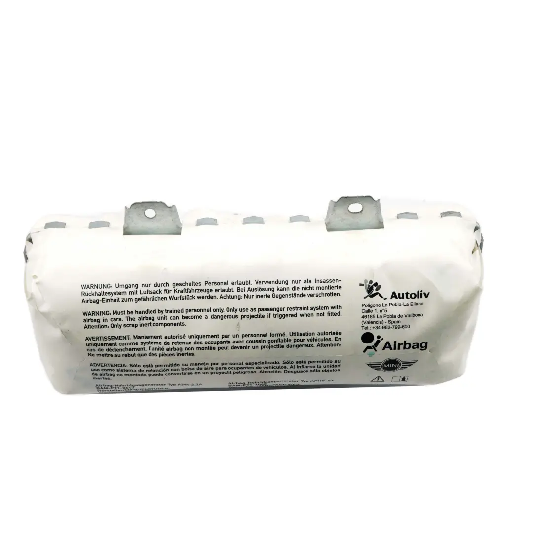 Mini Countryman R60 R61 Module D'Air Tableau De Bord Côté Passager Dash - SKU 9802752 - Numéro de pièce 9802752