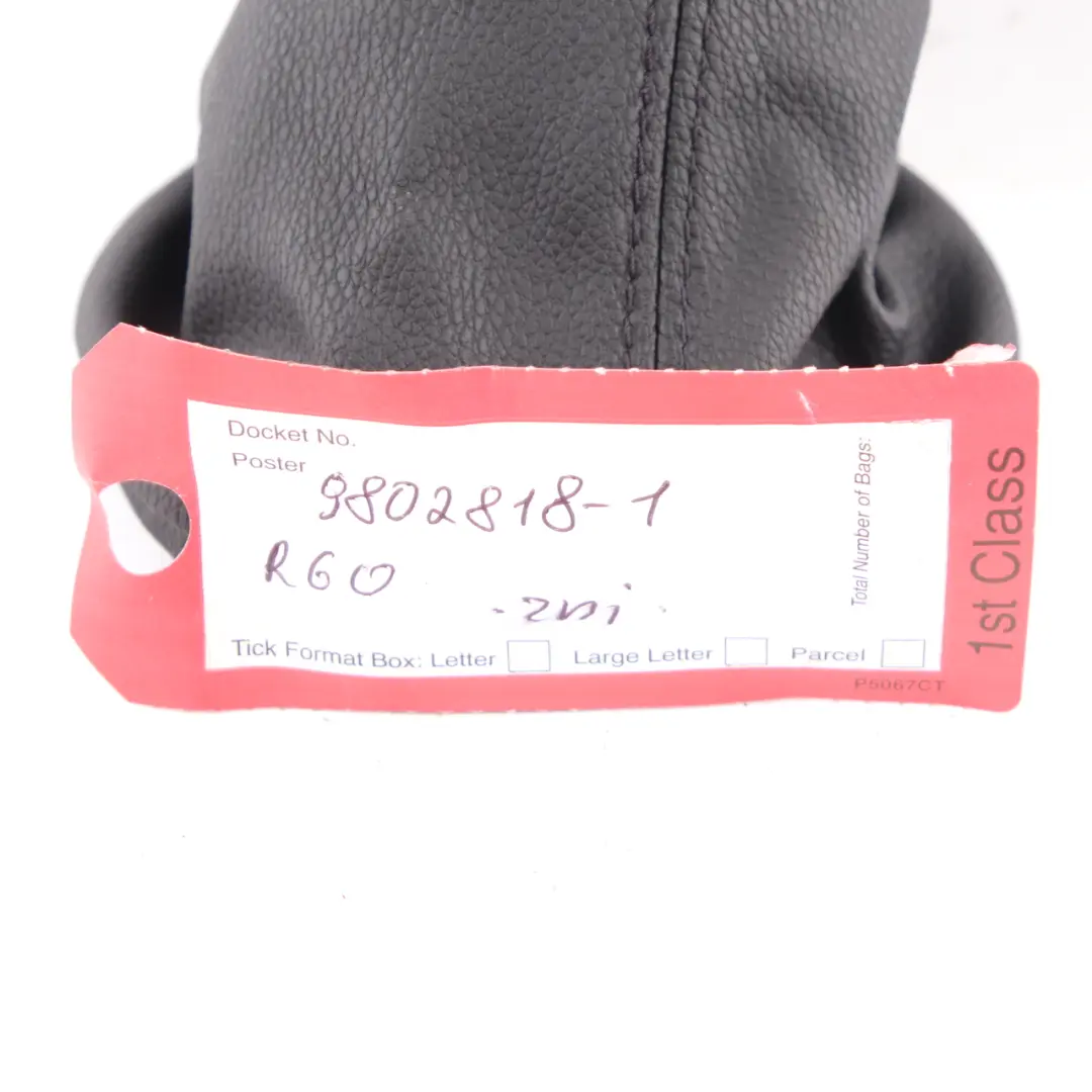  *BMW Mini Cooper R60 Schaltknauf 6-Gang Leder Schwarz Black - SKU 9802818-1 - Teilenummer 9802818
