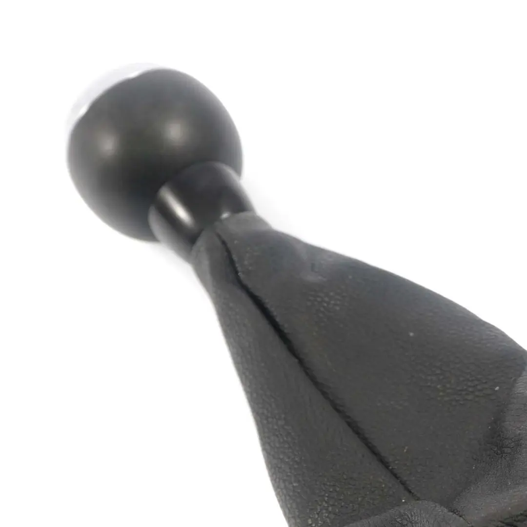 Cuffia Pomello Cambio In Pelle Nera per Mini Cooper R60 R61 con numero di parte 9802818 Mini Cooper R60 R61 Cuffia Pomello Cambio In Pelle Nera - SKU 9802818-3 - Numero di parte 9802818