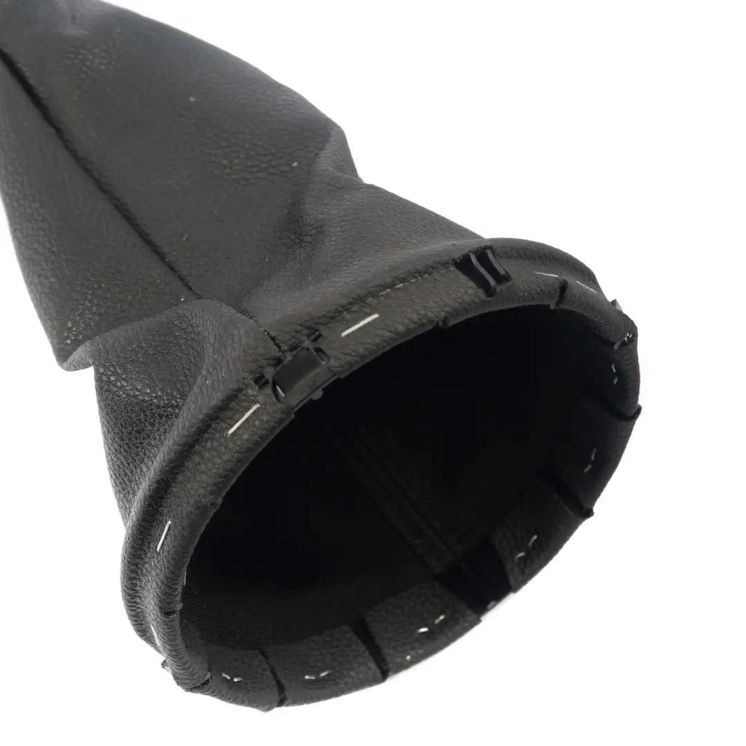 Cuffia Pomello Cambio In Pelle Nera per Mini Cooper R60 R61 con numero di parte 9802818 Mini Cooper R60 R61 Cuffia Pomello Cambio In Pelle Nera - SKU 9802818-3 - Numero di parte 9802818