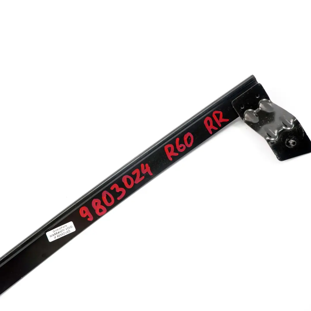 Mini Cooper R60 Rear Right O/S Window Frame Cover Trim Guide Rail - SKU 9803024 - Part number 9803024