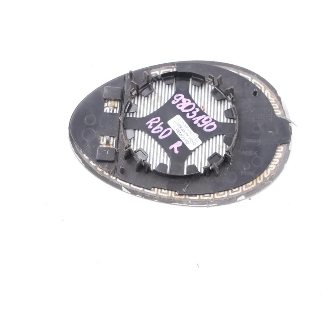  Wing Mirror Glass Mini Countryman R60 Paceman R61 Door Right O/S Heated - SKU 9803190 - Part number 9803190