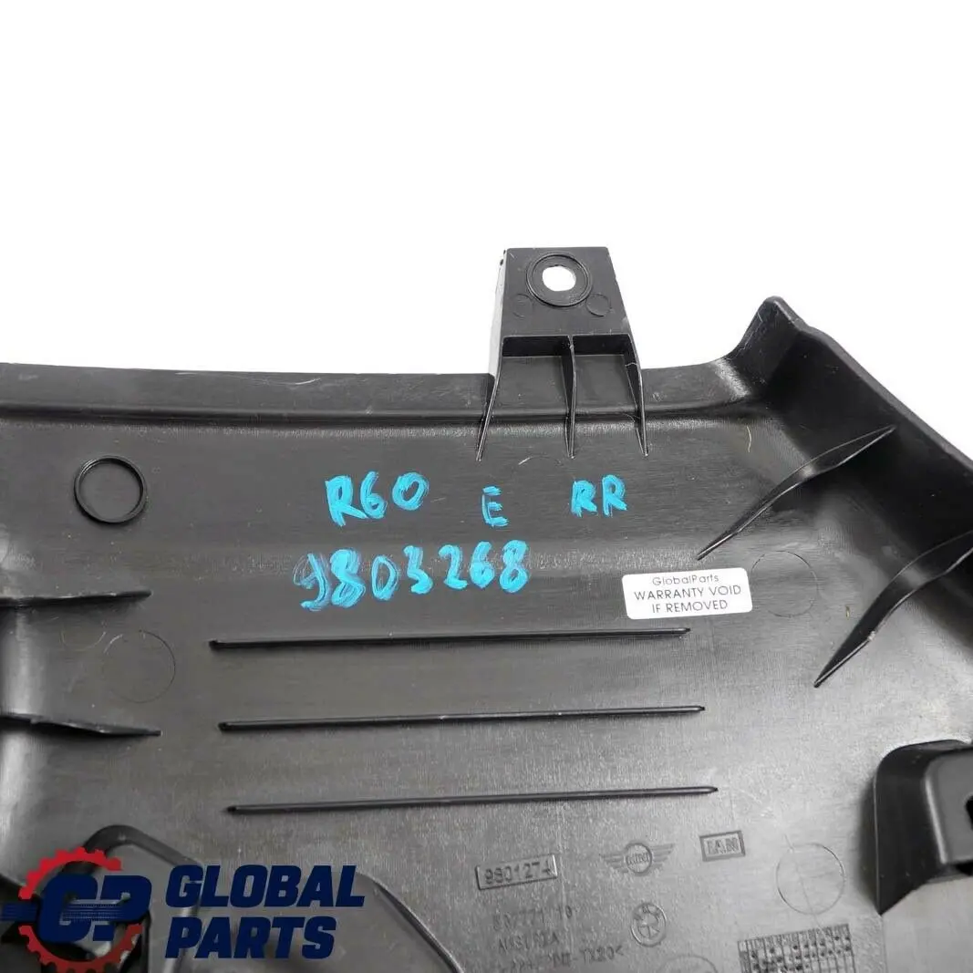 Door Sill Strip Rear Right O/S Carbon Black 9801274 to Mini Countryman R60 with Part number 9803268 Mini Countryman R60 Door Sill Strip Rear Right O/S Carbon Black 9801274 - SKU 9803268 - Part number 9803268