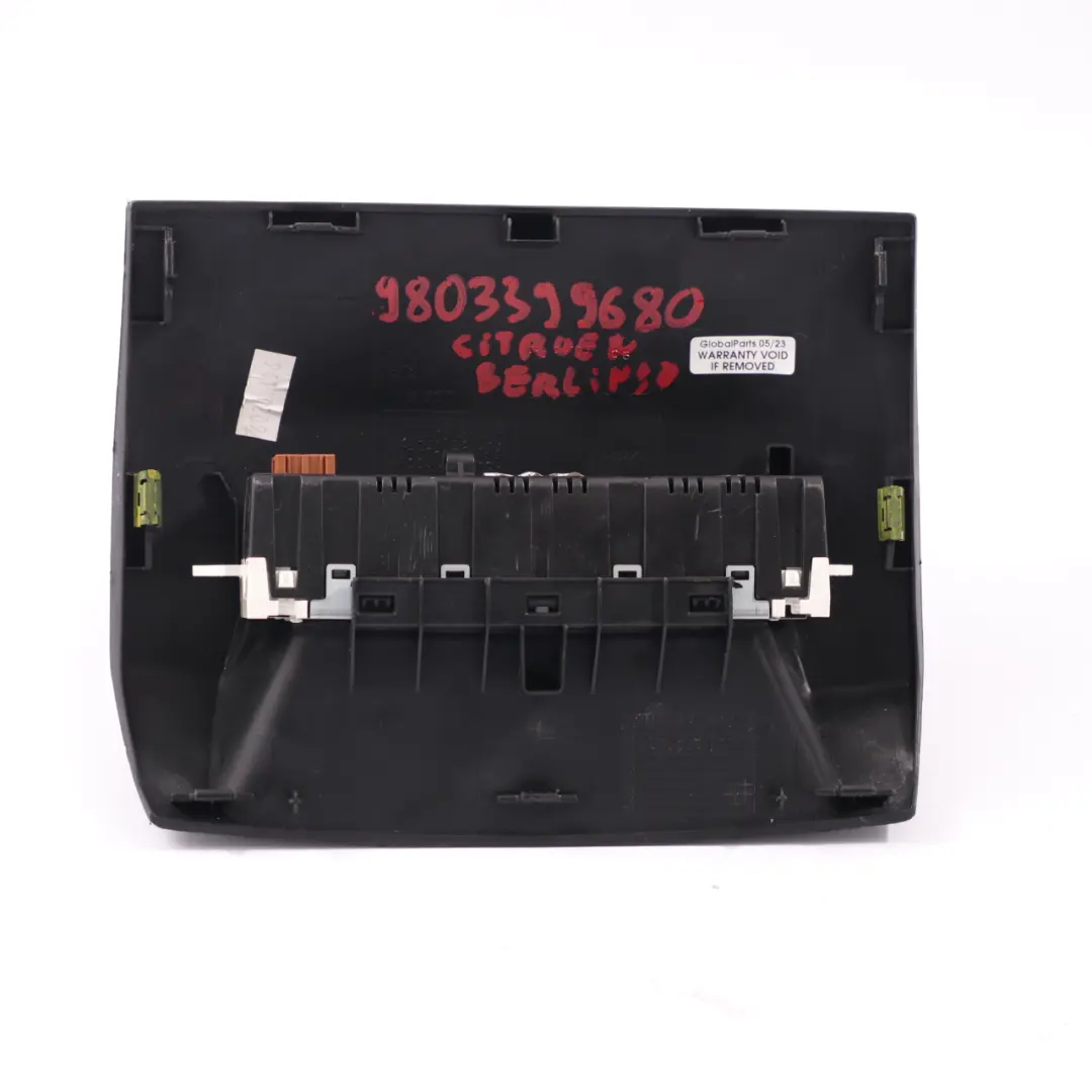  Display Screen Citroen Berlingo Peugeot Partner Dashboard Monitor - SKU 9803399680 - Part number 9803399680