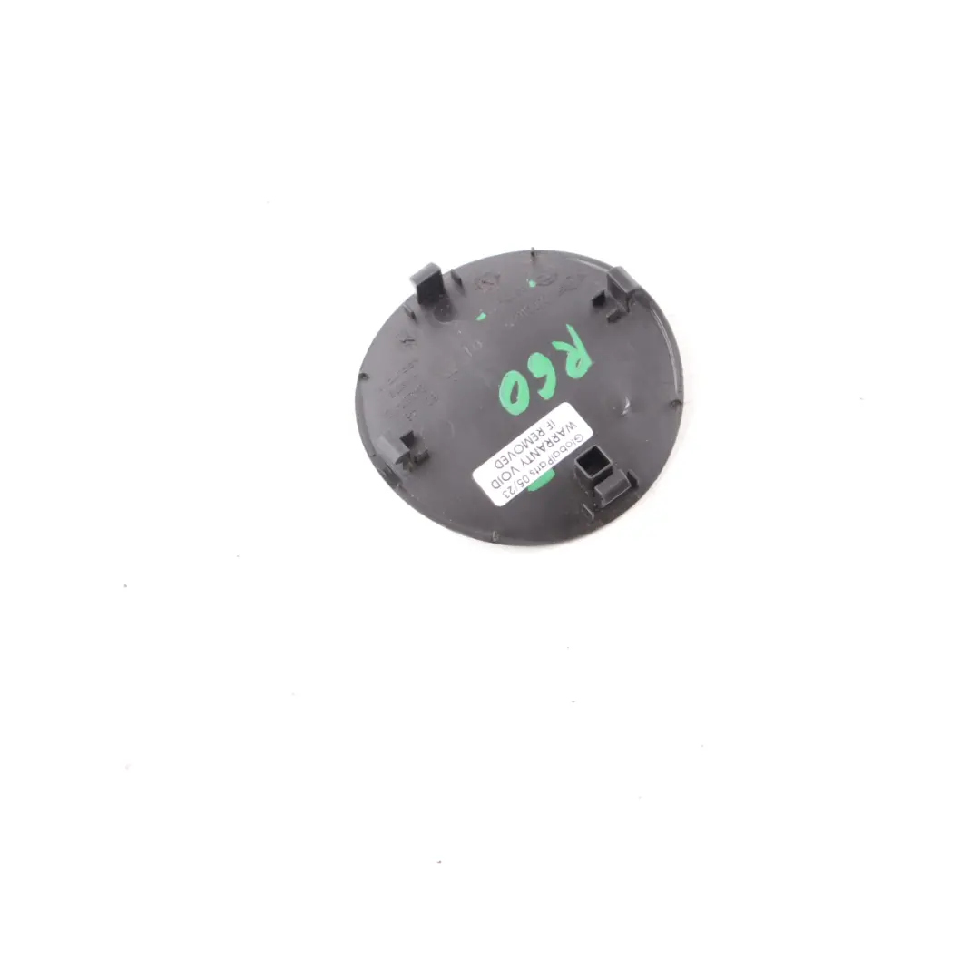 Mini R60 Coperchio della guida console centrale Tappo rifinitura nero - SKU 9803422 - Numero di parte 9803422
