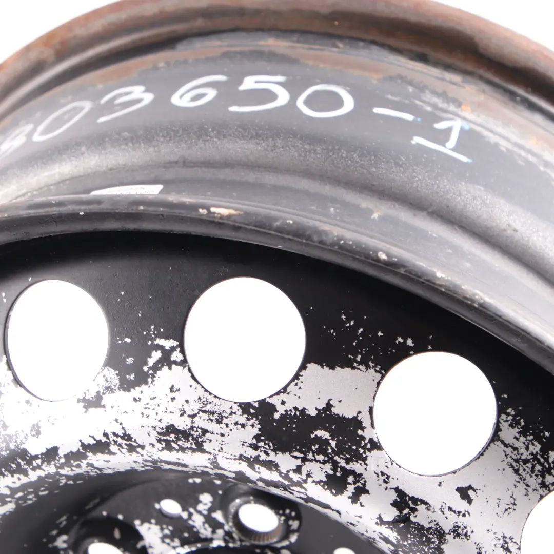 Steel Wheel Rim 16" 6,5J ET:46 Black to Mini Cooper R60 R61 with Part number 9803650 Mini Cooper R60 R61 Steel Wheel Rim 16" 6,5J ET:46 Black - SKU 9803650-1 - Part number 9803650