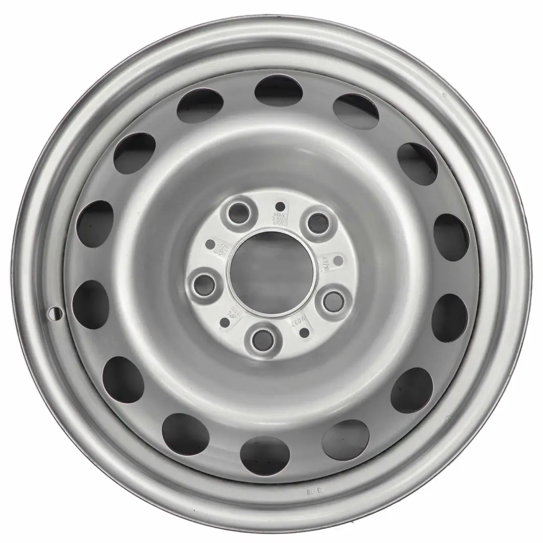 Mini Cooper R60 R61 Srebrna Felga Stalowa 16" 6,5J ET:46 - SKU 9803650-2 - Numer Części 9803650
