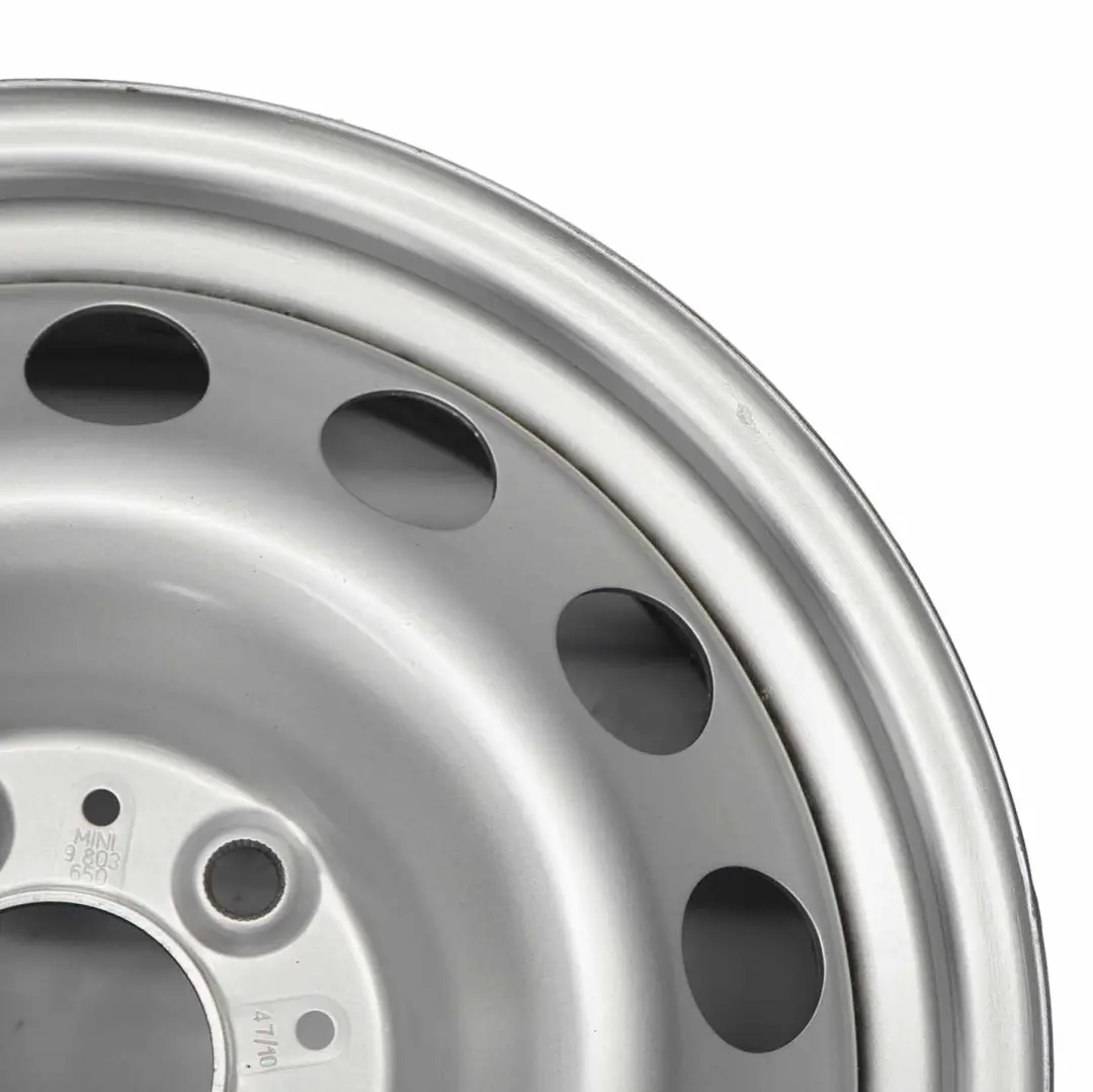 Mini Cooper R60 R61 Srebrna Felga Stalowa 16" 6,5J ET:46 - SKU 9803650-2 - Numer Części 9803650