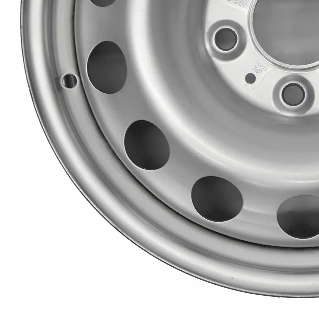 Stahlfelge 16" 6,5J ET:46 Silber für Mini Cooper R60 R61 mit Teilenummer 9803650 Mini Cooper R60 R61 Stahlfelge 16" 6,5J ET:46 Silber - SKU 9803650-2 - Teilenummer 9803650