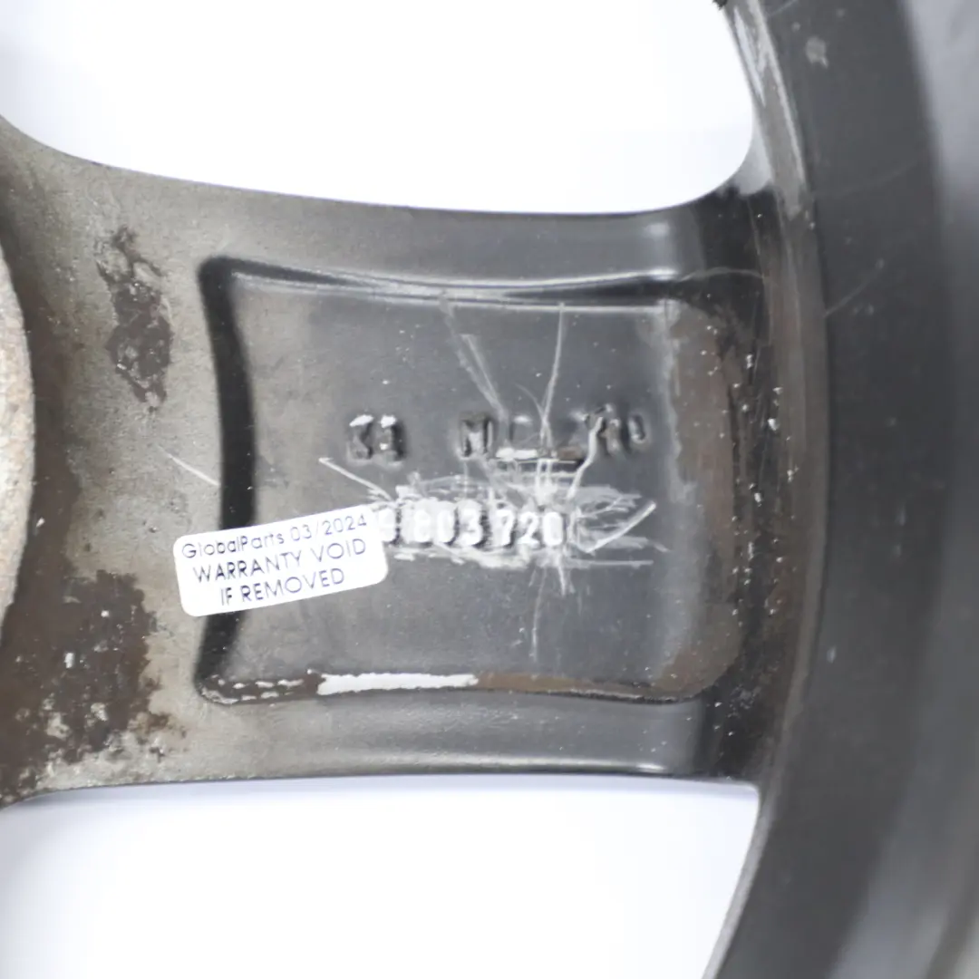 Mini Cooper R60 Wheel Alloy Rim 16" ET:46 6,5J 5-Star Single Spoke 124 - SKU 9803720-7 - Part number 9803720