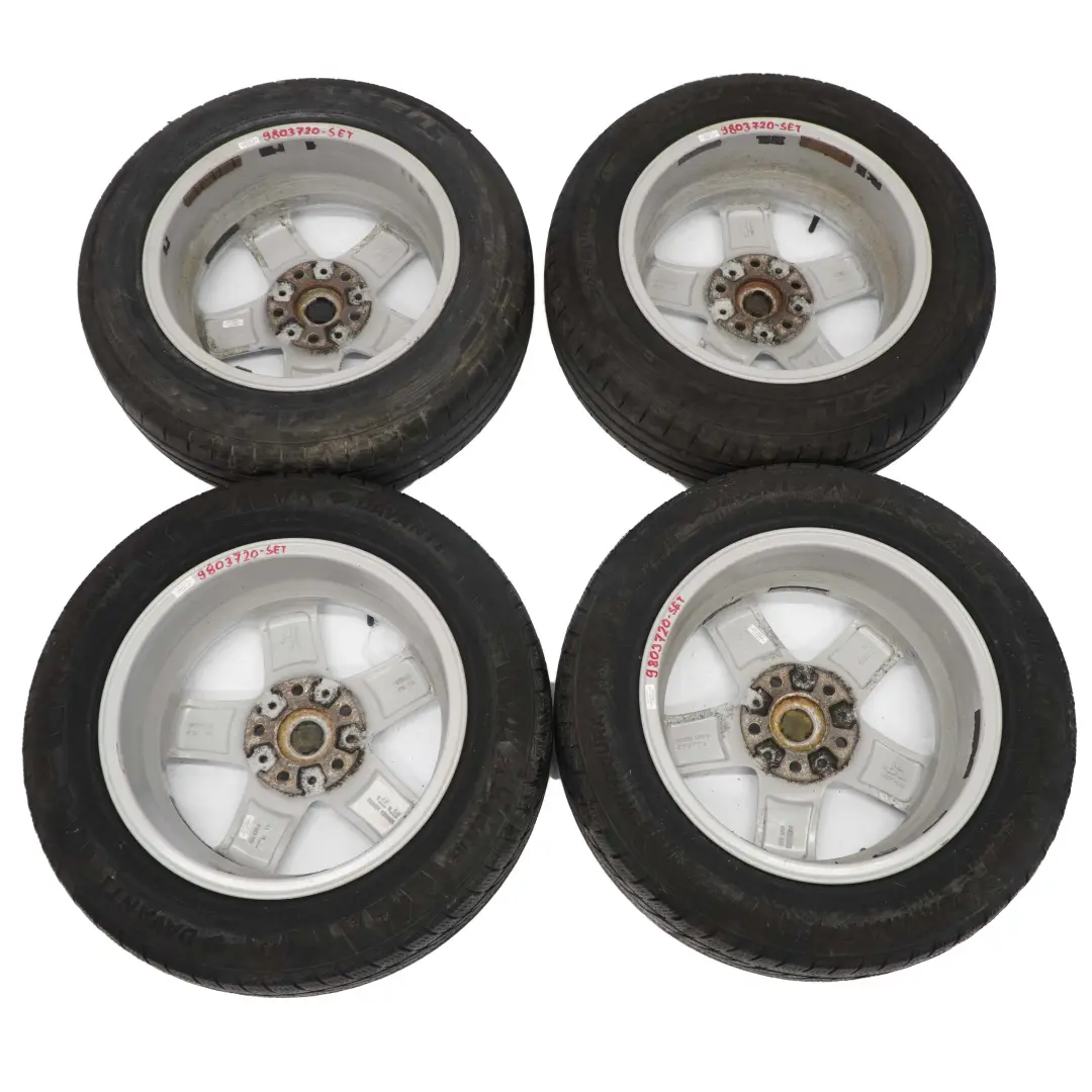 Complete Set 4x Alloy Wheel Rim 16" 6,5J ET:46 5-Star Single Spoke to Mini R60 R61 with Part number 9803720 Mini R60 R61 Complete Set 4x Alloy Wheel Rim 16" 6,5J ET:46 5-Star Single Spoke - SKU 9803720-SET - Part number 9803720