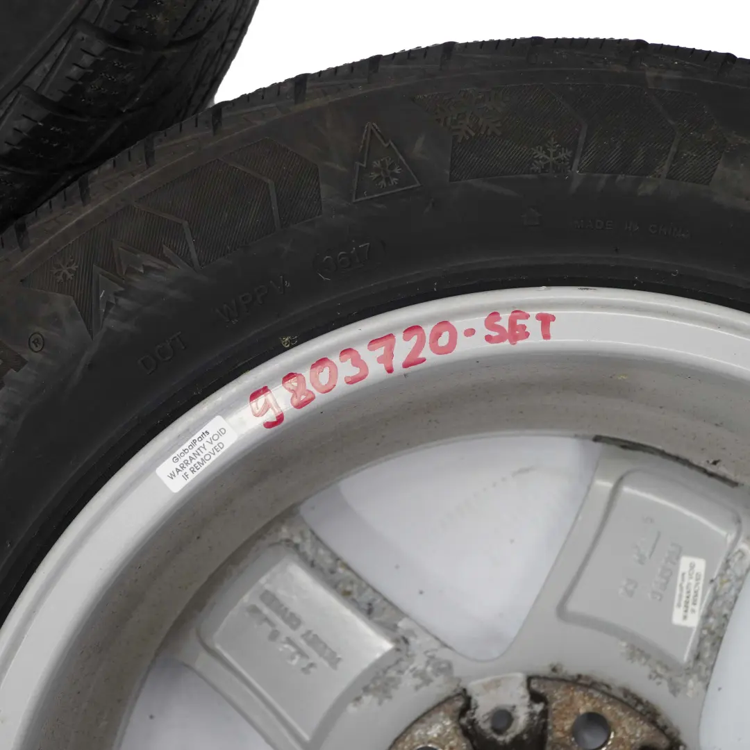 Complete 4x Roue Jantes,Jantes en Alliage 16 " 6,5J 5-Star Simple Spoke Mini R60 - SKU 9803720-SET - Numéro de pièce 9803720