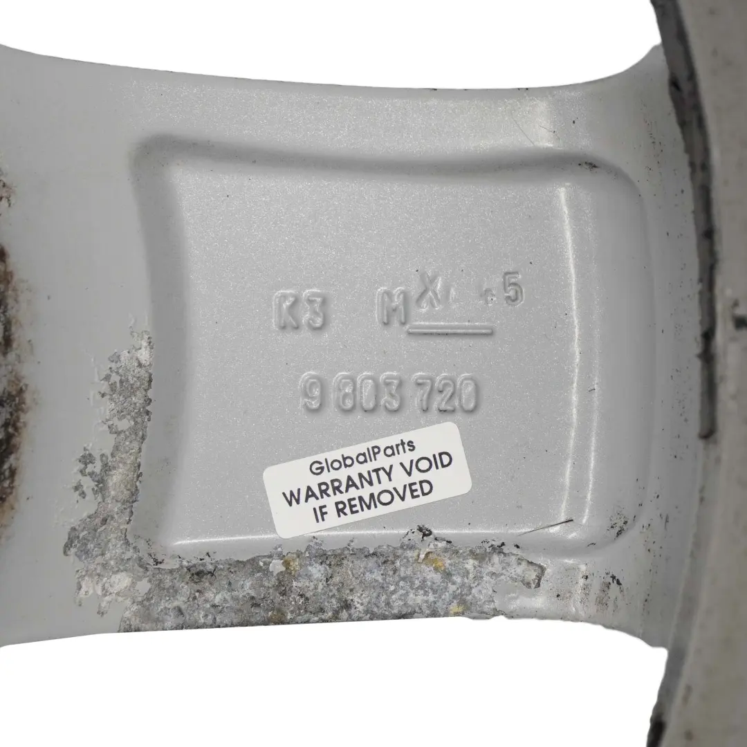 Complete Set 4x Alloy Wheel Rim 16" 6,5J ET:46 5-Star Single Spoke to Mini R60 R61 with Part number 9803720 Mini R60 R61 Complete Set 4x Alloy Wheel Rim 16" 6,5J ET:46 5-Star Single Spoke - SKU 9803720-SET - Part number 9803720