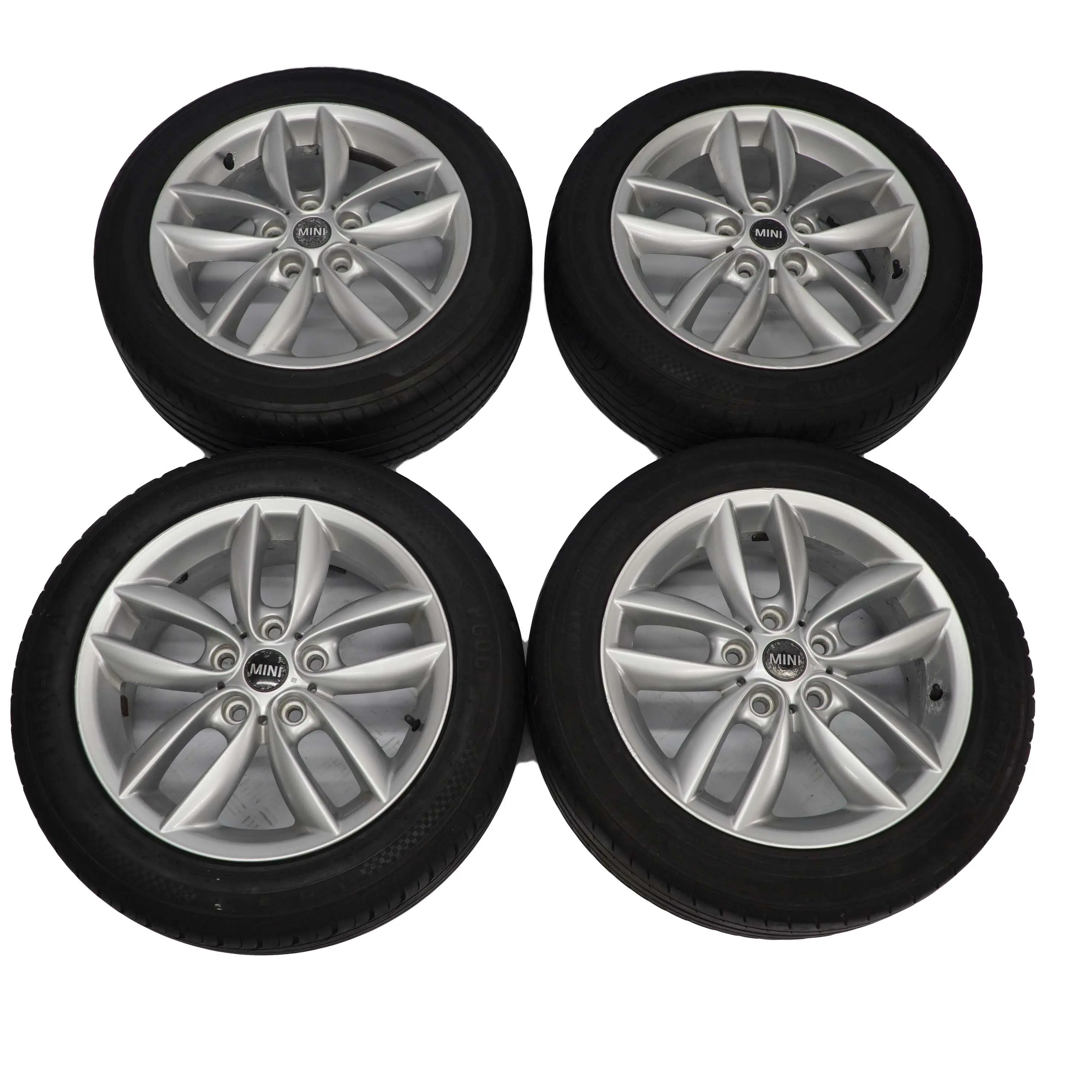 Mini R60 R61 Jeu complet jantes alliage 4x Pneus 17" 7J 5-Star Double Spoke 124