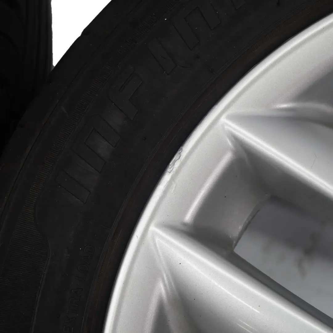 completo 4x cerchi lega pneumatici 17" 7J 5-Star doppie razze 124 per Mini R60 R61 con numero di parte 9803723 Mini R60 R61 completo 4x cerchi lega pneumatici 17" 7J 5-Star doppie razze 124 - SKU 9803723-SET - Numero di parte 9803723