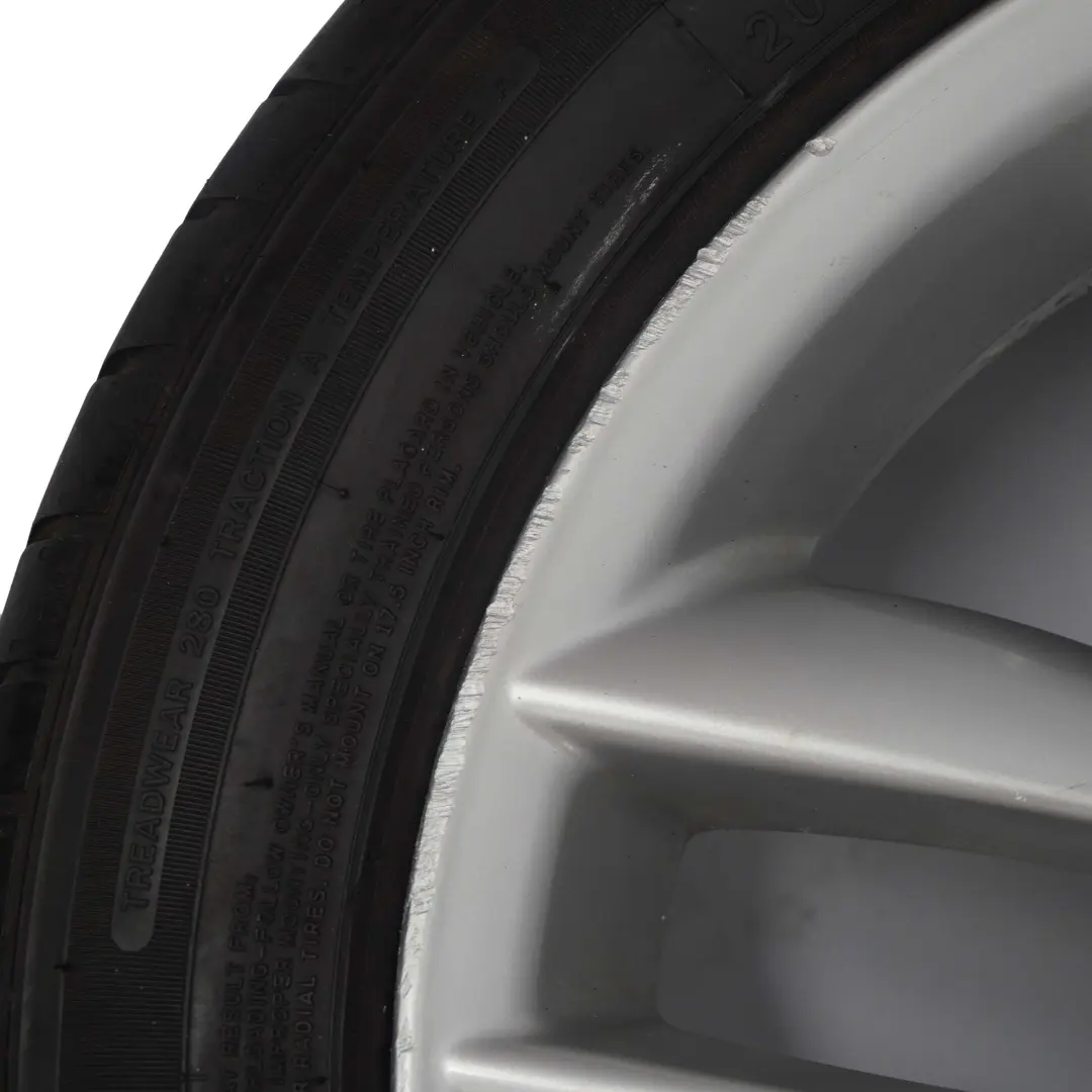 Mini R60 R61 Komplette 4 x Alufelgen Rad Felge 17" 7J 5 Star Double Spoke 124 - SKU 9803723-SET - Teilenummer 9803723