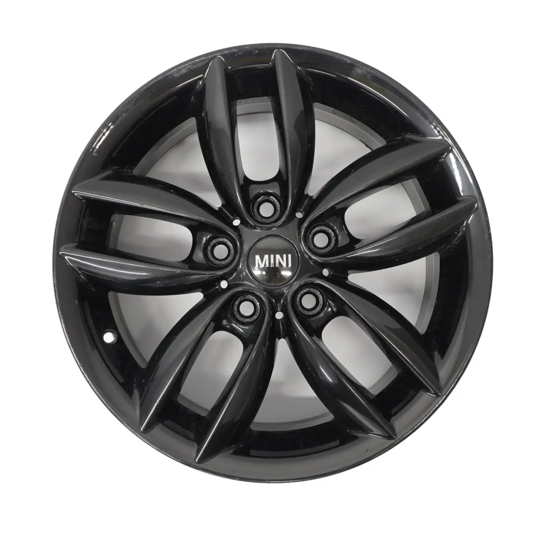 Alloy Rim 17" 7J 5-Star Double Spoke 124 Mini Cooper One R60 R61 Black Wheel - SKU 9803726-3 - Part number 9803726