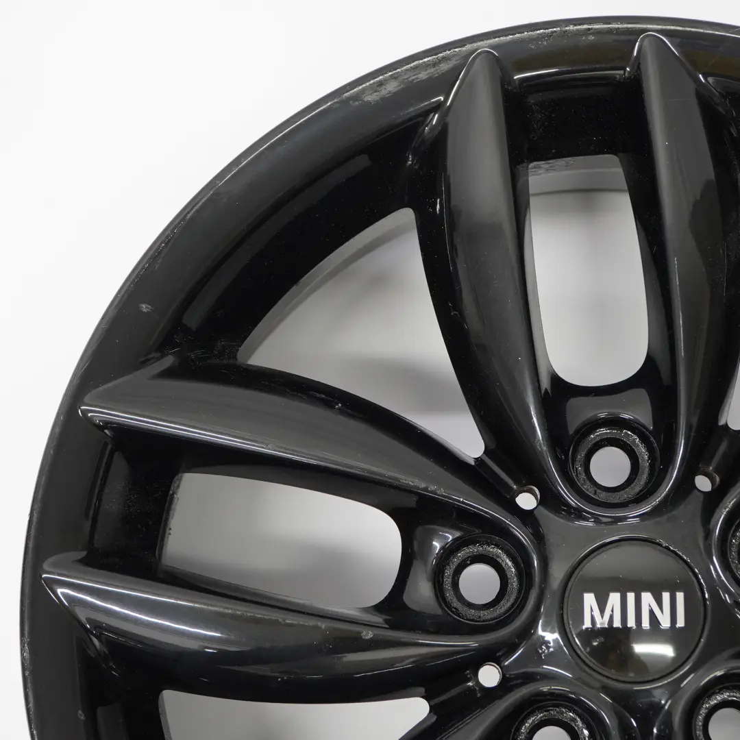 Alloy Rim 17" 7J 5-Star Double Spoke 124 Mini Cooper One R60 R61 Black Wheel - SKU 9803726-3 - Part number 9803726