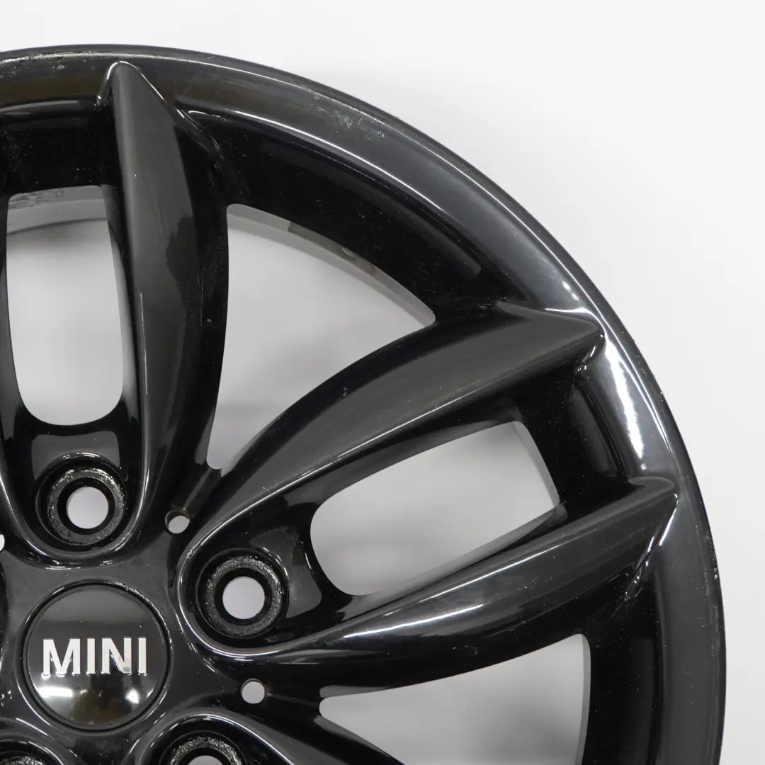 Alloy Rim 17" 7J 5-Star Double Spoke 124 Mini Cooper One R60 R61 Black Wheel - SKU 9803726-3 - Part number 9803726