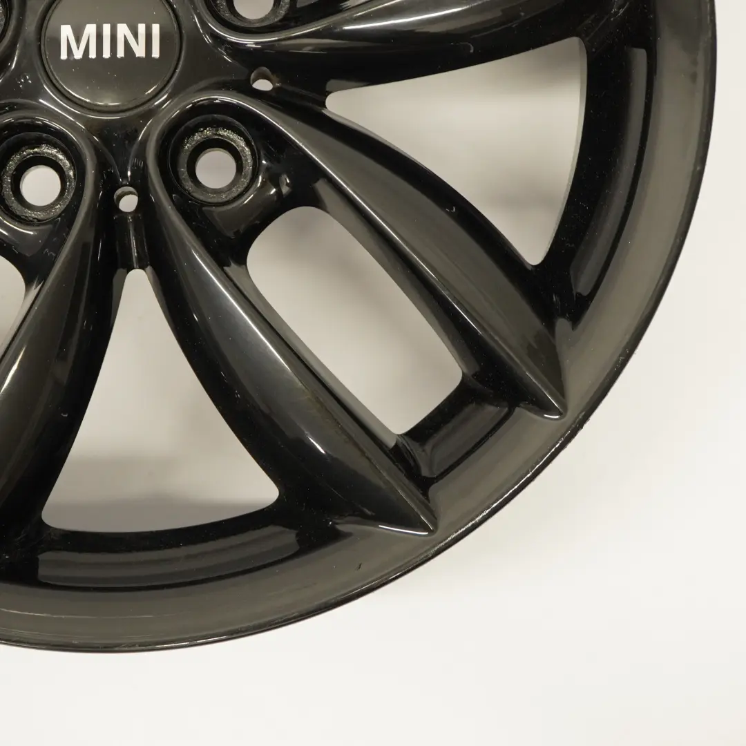 Alloy Rim 17" 7J 5-Star Double Spoke 124 Mini Cooper One R60 R61 Black Wheel - SKU 9803726-3 - Part number 9803726