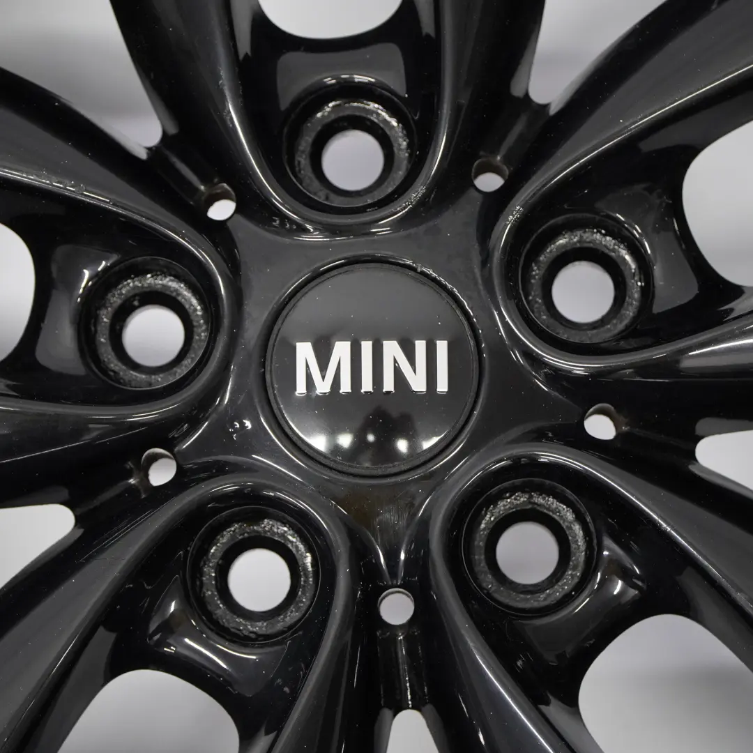 Alloy Rim 17" 7J 5-Star Double Spoke 124 Mini Cooper One R60 R61 Black Wheel - SKU 9803726-3 - Part number 9803726