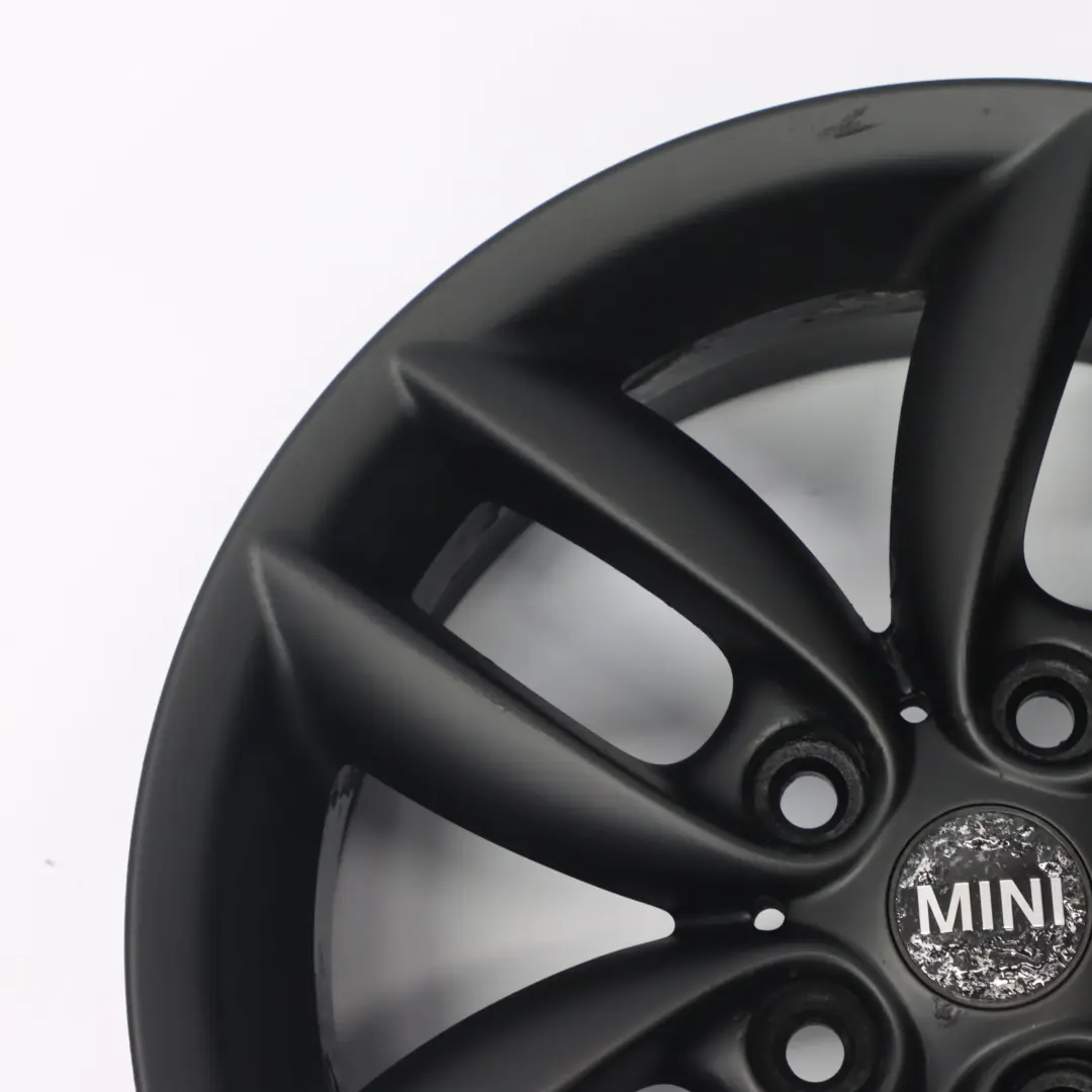 Mini R60 R61 Black Wheel Alloy Rim 17" 7J 5-Star Double Spoke 124 - SKU 9803726-4 - Part number 9803726