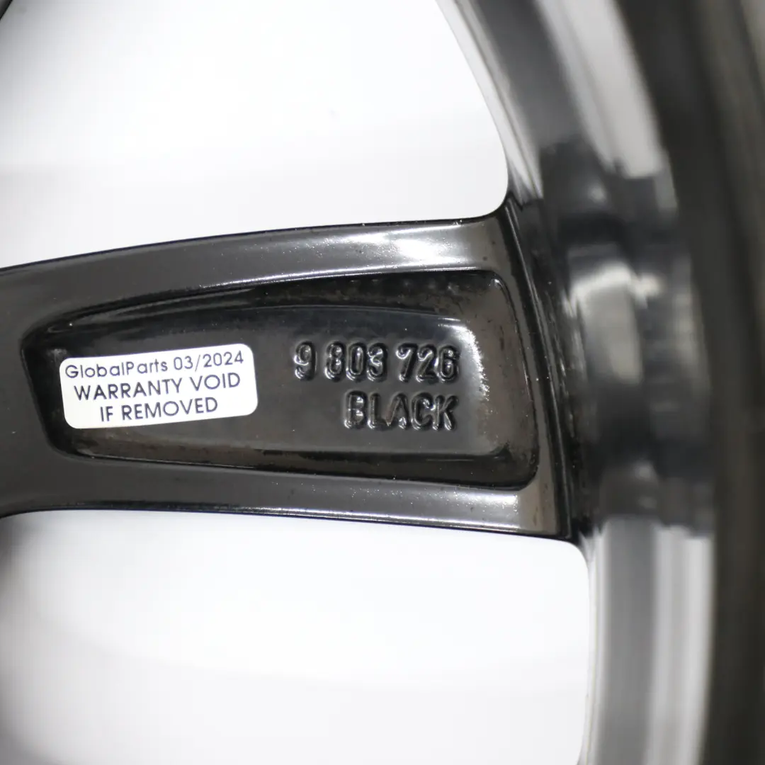 Mini Cooper R60 R61 Schwarz Felge 17" 7J 5-Stern Doppelspeiche 124 - SKU 9803726-5 - Teilenummer 9803726