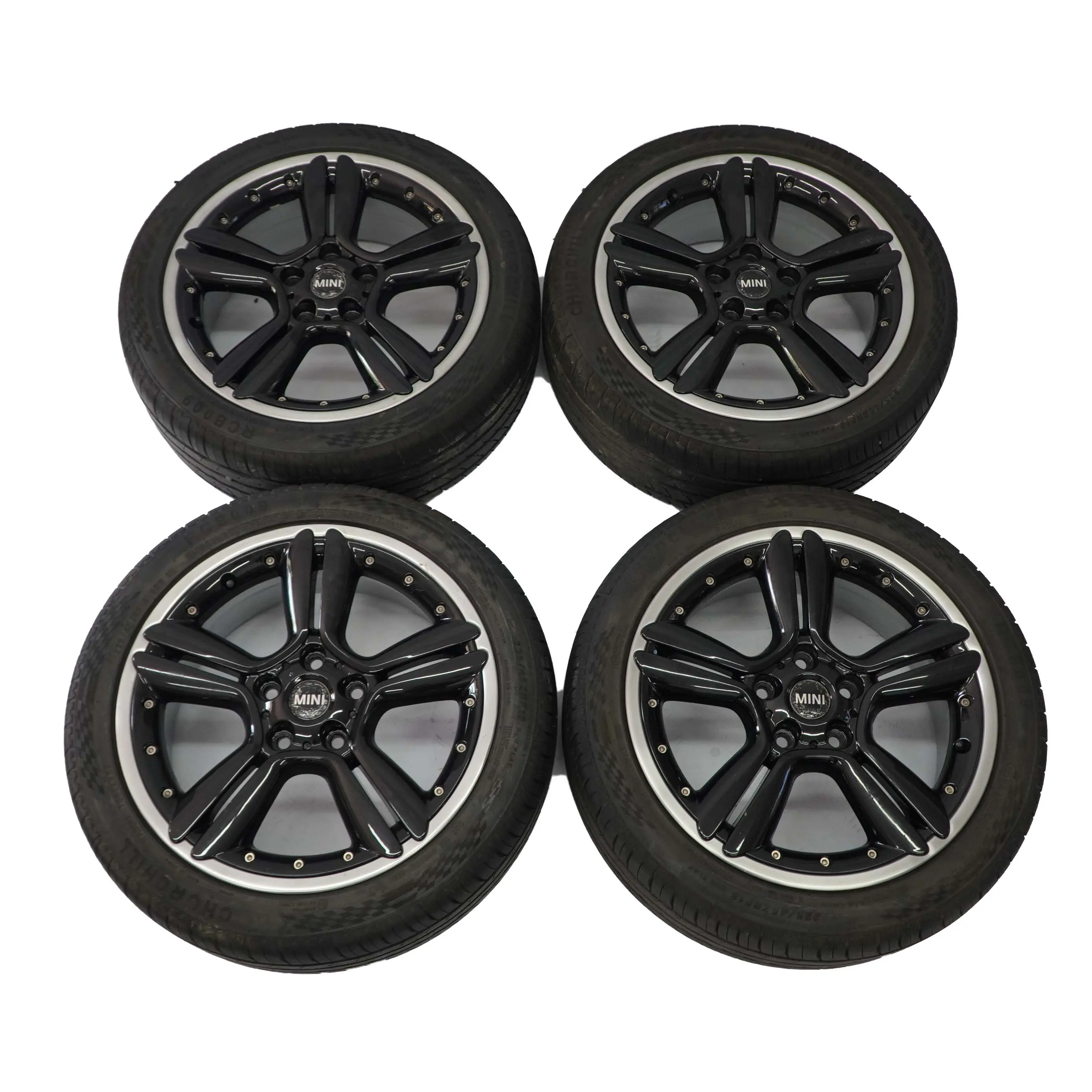 Mini R60 R61 Completo 4x Ruota Cerchi 18 " ET: 52 7,5J 5 Star Doppio Raggio 127