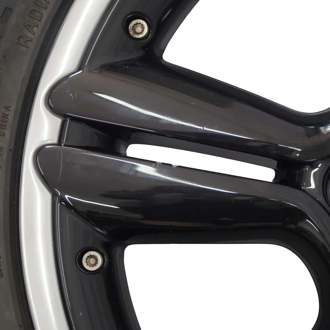 Complete Set 4x Wheel Alloy Rim 18" 7,5J ET:52 5-Star Double Spoke 127 to Mini R60 with Part number 9803727 Mini R60 Complete Set 4x Wheel Alloy Rim 18" 7,5J ET:52 5-Star Double Spoke 127 - SKU 9803727-SET - Part number 9803727