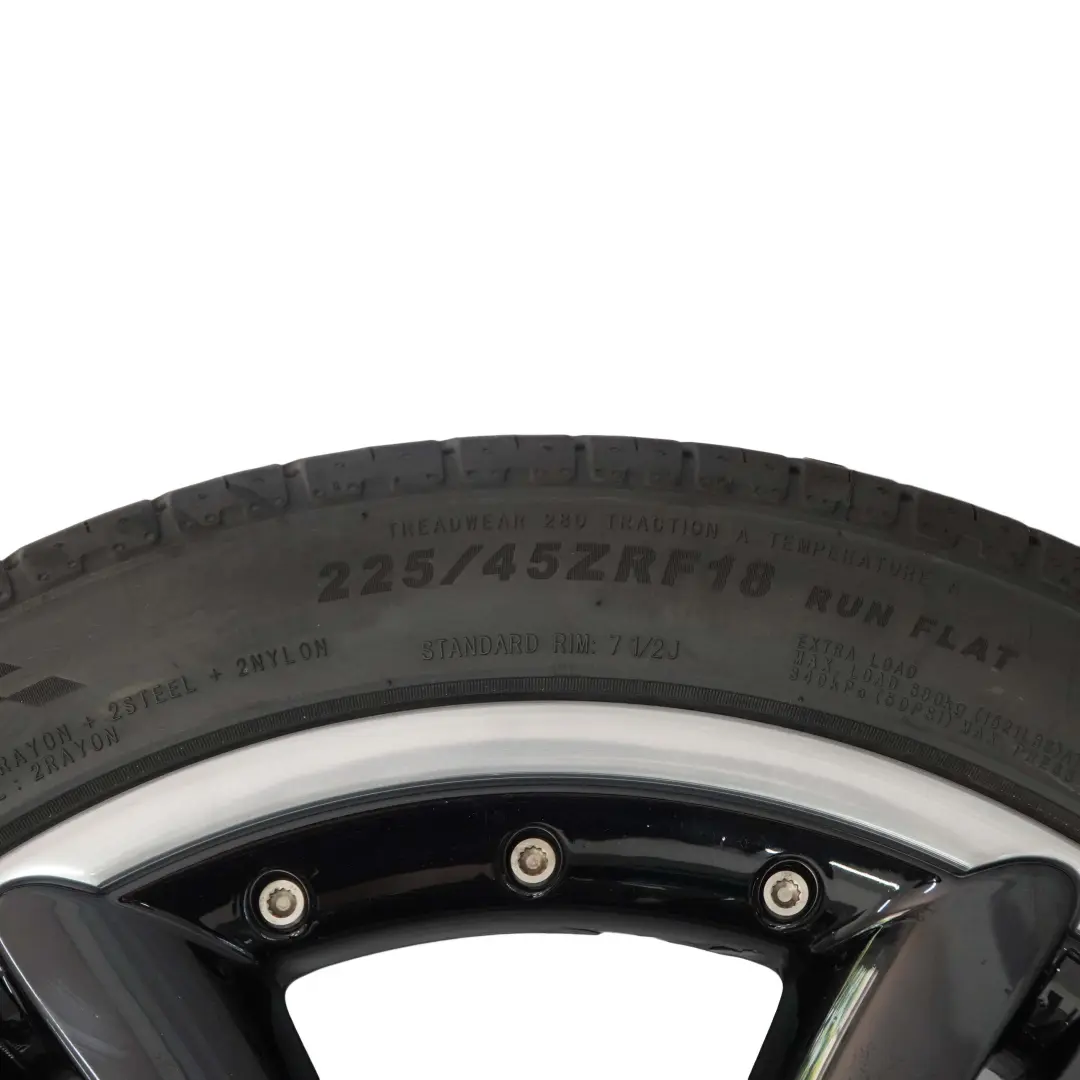 Mini R60 R61 Completo 4x Ruota Cerchi 18 " ET: 52 7,5J 5 Star Doppio Raggio 127 - SKU 9803727-SET - Numero di parte 9803727